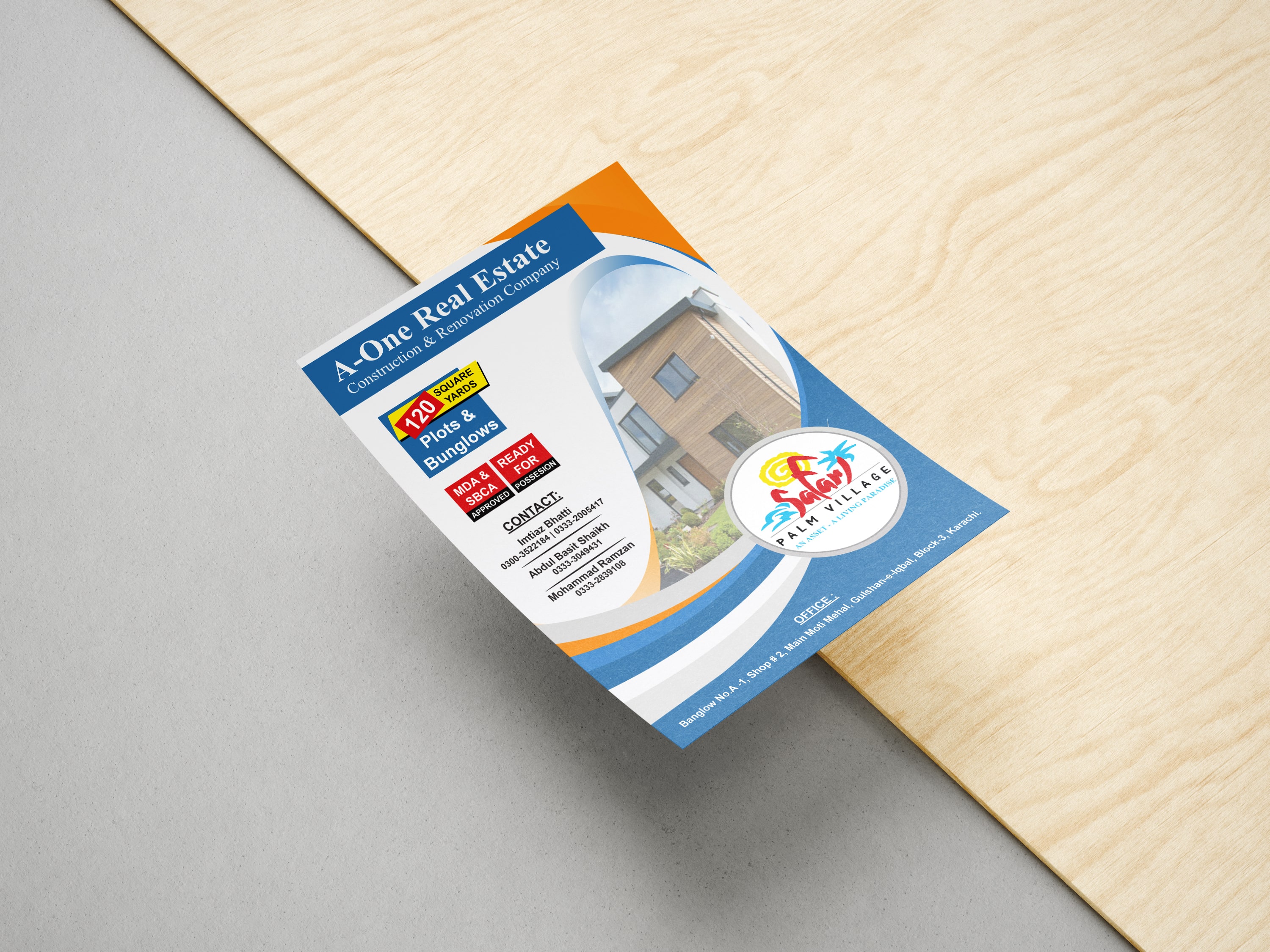 A5 flyer brochure design Saudi Arabia 2026