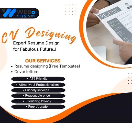 Resume and CV Design Services | Modern curriculum vitae in Saudi Arabia