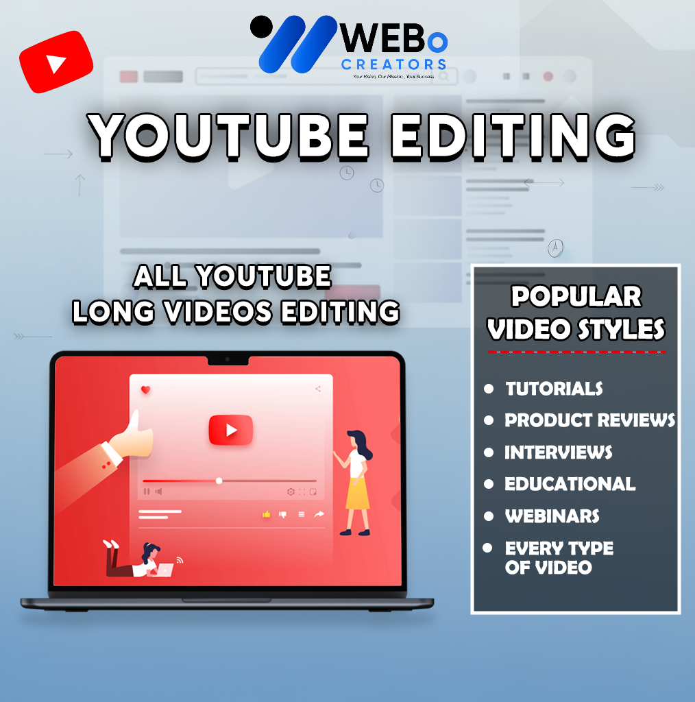 YouTube Video Editing Services at Affordable Cost - Hire Experienced YouTube Video Editors in Saudi Arabia